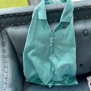 Lacoste halter top. Cotton.